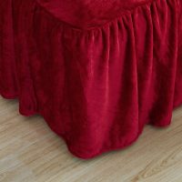 Linen Superstore | Velvet | Bed Skirt